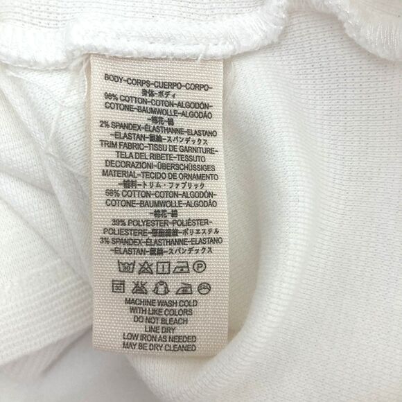 Free People Striped Ribbed Knit Long Sleeve Top Cream Size M - Picture 11 of 11